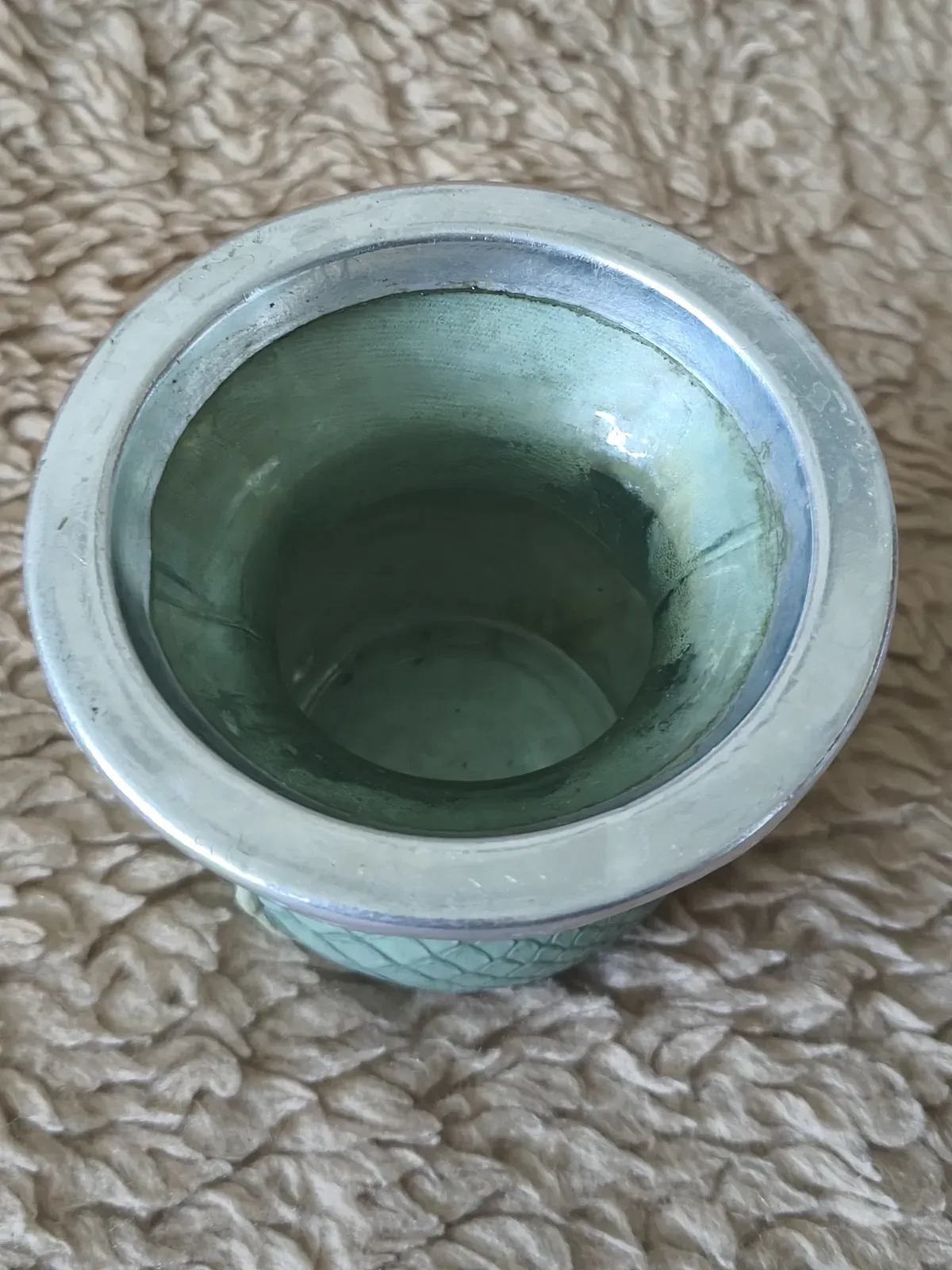 Calabaza Glass with Carpincho Wide Mouth
